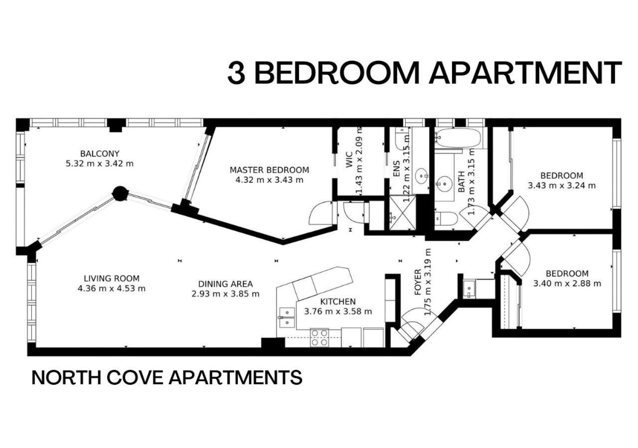 North Cove Waterfront Suites Cairns Værelse billede